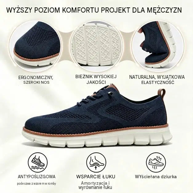 Specjalna oferta: 70% zniżki! ⏰ Antypoślizgowe mokasyny ze wsparciem łuku stopy – pożegnaj się z bólami stóp!
